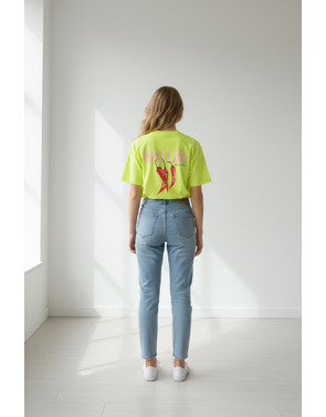 Garde-robe - T-shirt - Fluo geel