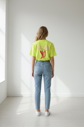 Garde-robe - T-shirt - Fluo geel