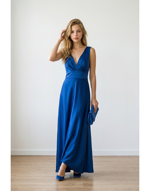 Rinascimento - Lang kleed - Blauw