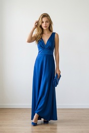 Rinascimento - Lang kleed - Blauw