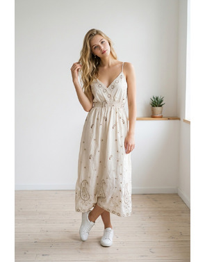 Garde-robe - Lang kleed - Beige