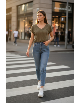 Garde-robe - T-shirt - Kaki