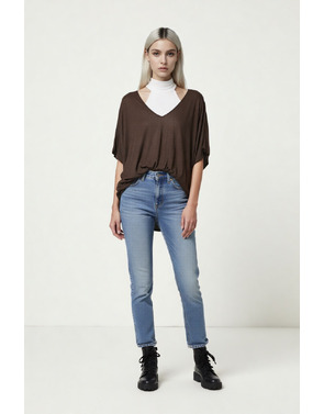 Garde-robe - T-shirt - Bruin