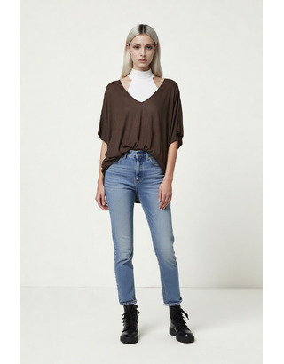 Garde-robe - T-shirt - Bruin