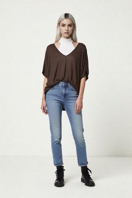 Garde-robe - T-shirt - Bruin