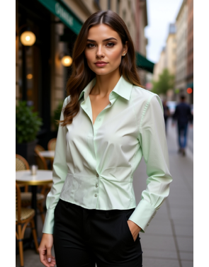 Garde-robe - Blouse - Munt