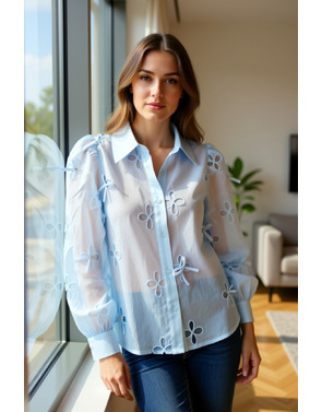 Garde-robe - Blouse - Blauw