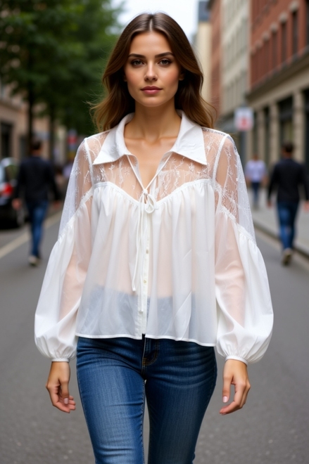 Garde-robe - Blouse - Wit