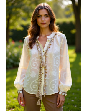Garde-robe - Blouse - Beige