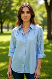 Garde-robe - Blouse - Lichtblauw