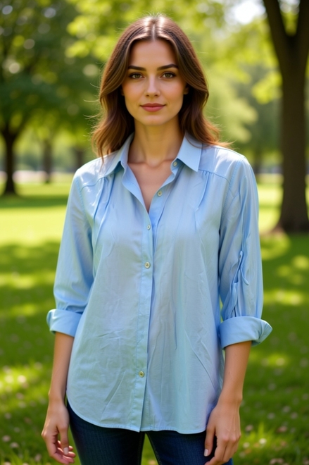 Garde-robe - Blouse - Lichtblauw