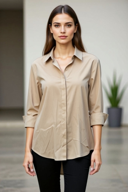 Garde-robe - Blouse - Taupe