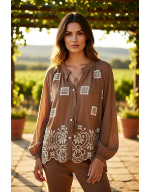 Garde-robe - Blouse - Bruin