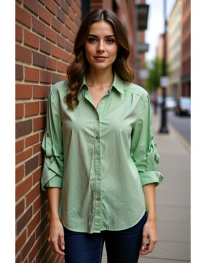 Garde-robe - Blouse - Munt