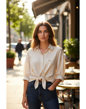 Garde-robe - Blouse - Beige