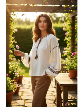 Garde-robe - Blouse - Beige