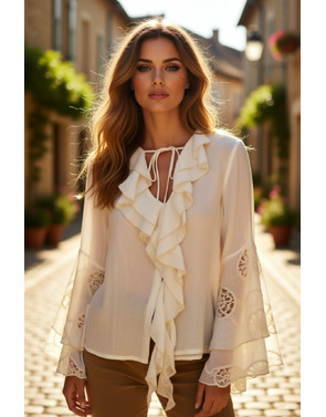 Garde-robe - Blouse - Beige