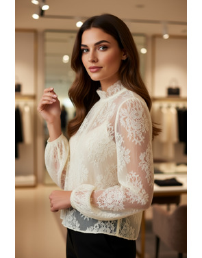 Rinascimento - Blouse - Ecru