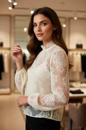 Rinascimento - Blouse - Ecru