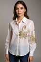 Garde-robe - Blouse - Goud-wit