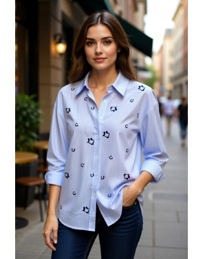 Garde-robe - Blouse - Blauw