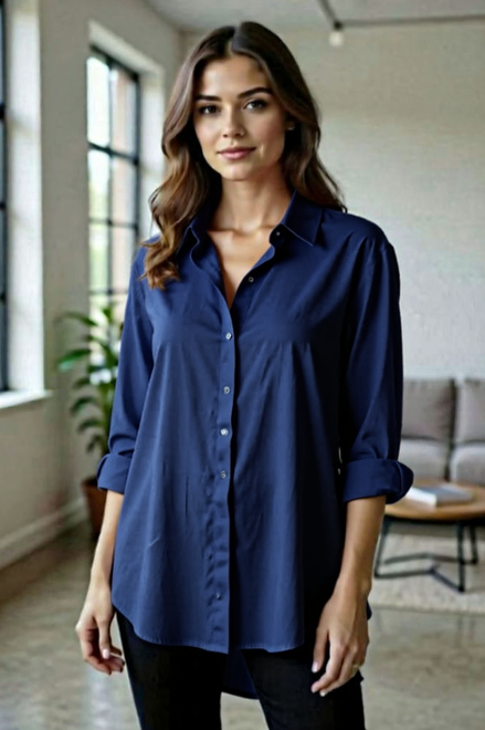 Garde-robe - Blouse - Marine