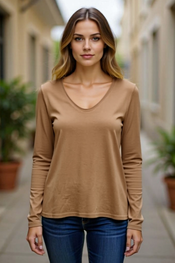 Garde-robe - Top - Camel