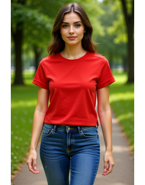 Red Button - Top - Rood