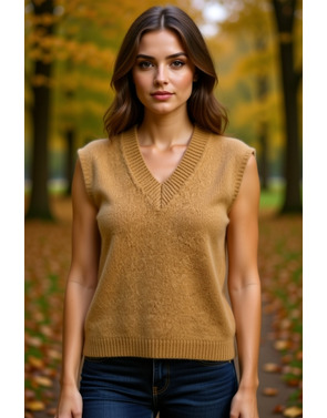 Garde-robe - Debardeur - Camel