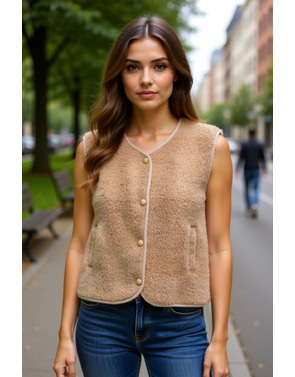 Garde-robe - body warmer - Camel