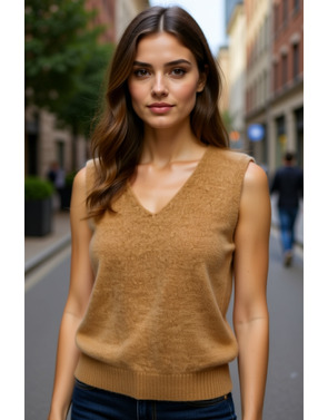 Garde-robe - Debardeur - Camel