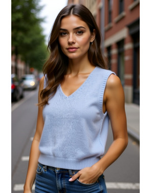 Garde-robe - Debardeur - Blauw