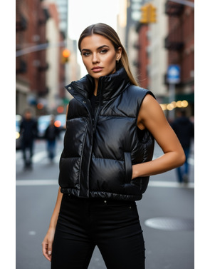 Garde-robe - body warmer - Zwart