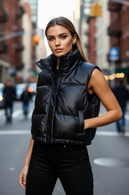 Garde-robe - body warmer - Zwart