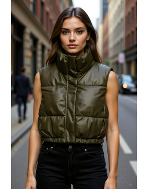 Garde-robe - body warmer - Kaki