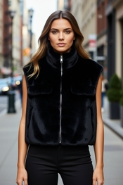 Garde-robe - body warmer - Zwart