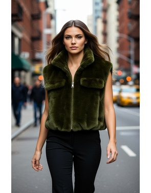 Garde-robe - body warmer - Kaki