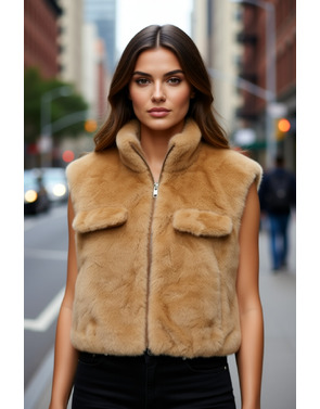 Garde-robe - body warmer - Camel