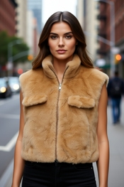 Garde-robe - body warmer - Camel