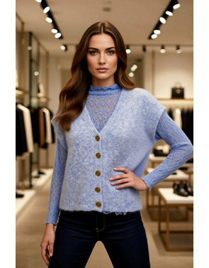 Garde-robe - Gilet - Blauw