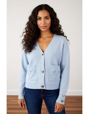 Garde-robe - Gilet - Blauw