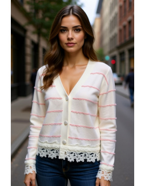 Garde-robe - Gilet - Roze-beige