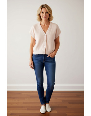 Red Button - Gilet - Roze