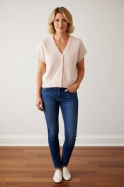 Red Button - Gilet - Roze