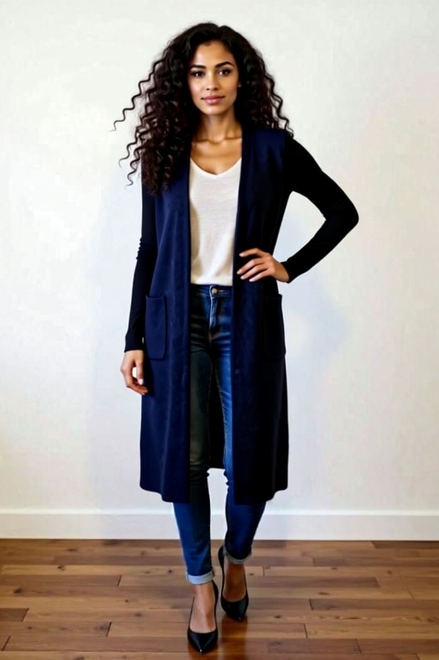 Garde-robe - Gilet - Marine