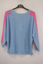 Garde-robe - Pull - Blauw-roze
