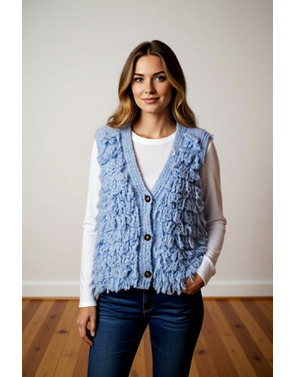Garde-robe - Gilet - Blauw