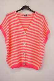 Garde-robe - Gilet - Geel-roze