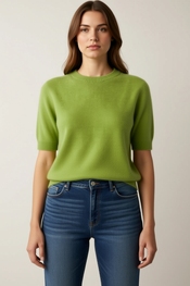 Garde-robe - Pull - Limoen-groen