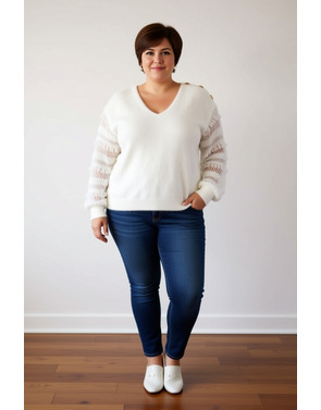 Garde-robe - Pull - Ecru